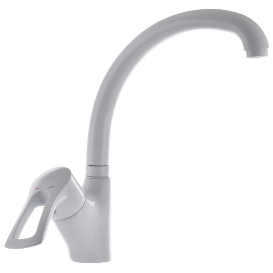 Кухонний змішувач Haiba Hansberg 011 білий HB0202 Харків