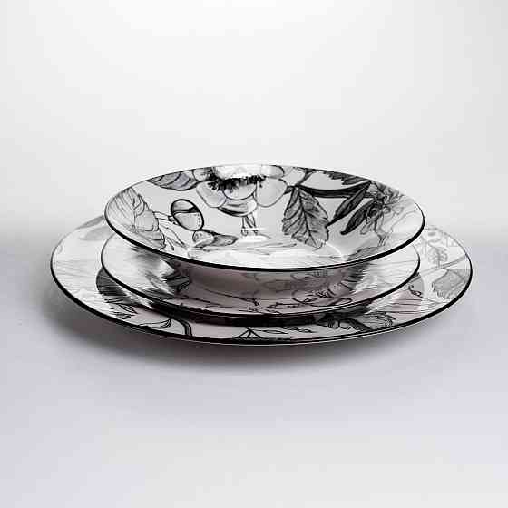 Столовий сервіз на 6 персон 18 предметів порцеляновий HP-HK-A4 Коломия