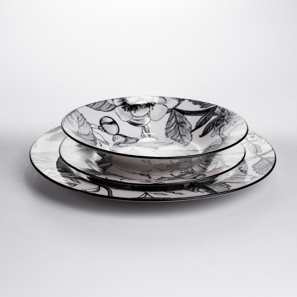 Столовий сервіз на 6 персон 18 предметів порцеляновий HP-HK-A4 Коломия - фото 2