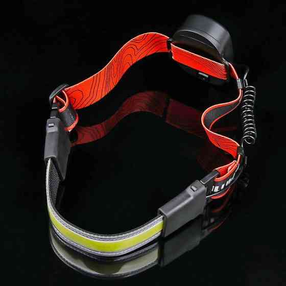 Налобний фонар WD164, PL-04, 3хAAA, COB, діодна стрічка Дніпро