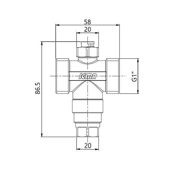 Клапан антифриз Icma №609 1