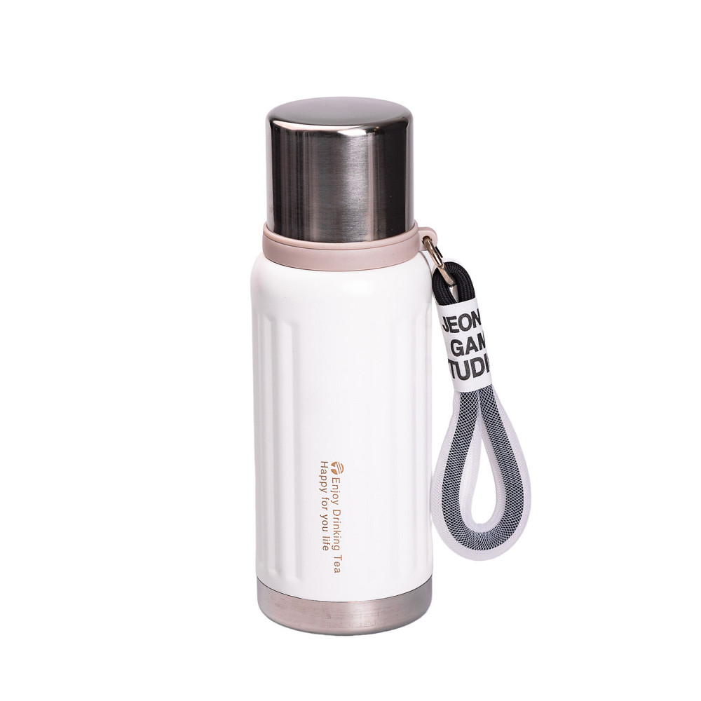 Yiwu Термос Enjoy з нержавіючої сталі 600 мл білий HP-14-9W Киев - изображение 1