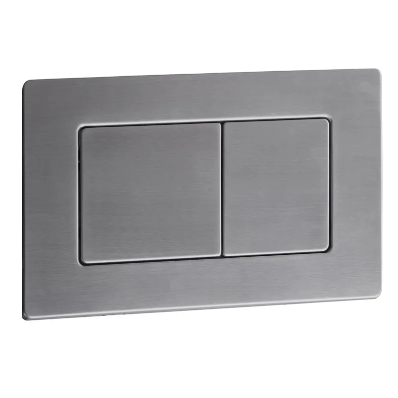Панель змиву Koer KT-0612-07 240x160x10mm з нержавіючої сталі, кнопка квадратна (колір графіт) (KR6122)   ( 20344 ) Харків - фото 1