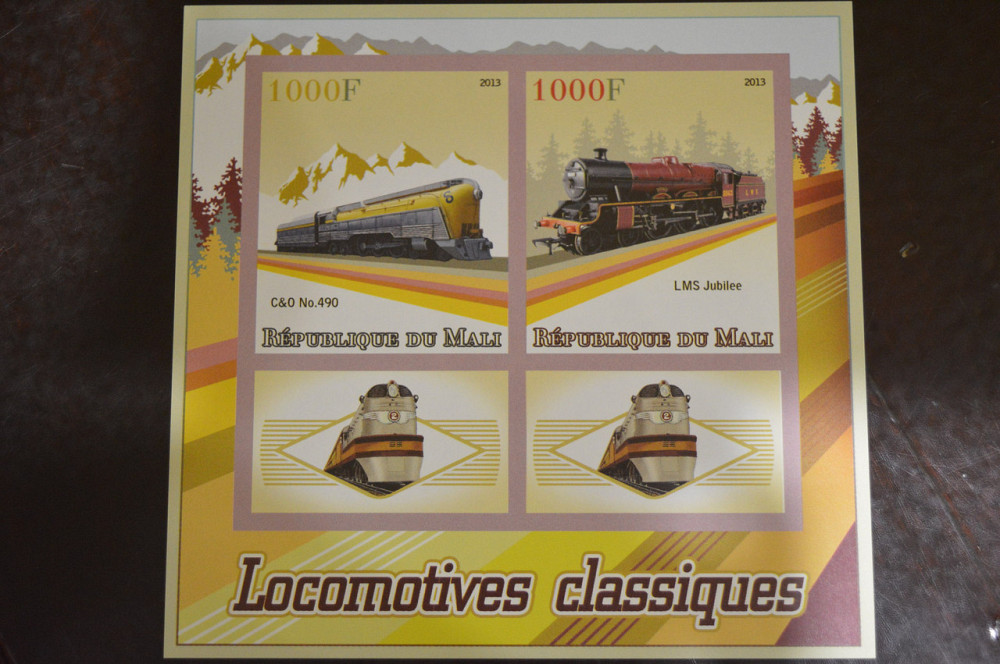 Малі. Марки. Транспорт. Блок. 2013 рік (В-3) Полтава - фото 1