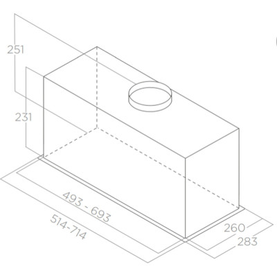 Витяжка кухонна Elica CT23 BL MAT/A/52 Вінниця - фото 7