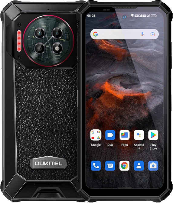 Смартфон Oukitel WP19 pro 6.78”FHD+/8GB/256GB/G99/22000mAh/64+16Мп IR Night Vision/IP69K/NFC/Blac Вінниця - фото 1