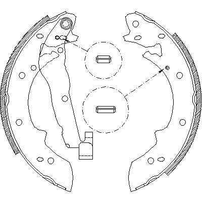 Гальмівні колодки REMSA 4027.01 Вінниця