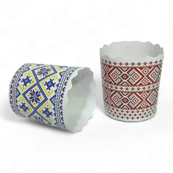 Форма для пасок d70*h85 Вишиванка 50 шт(24888232126) Харків