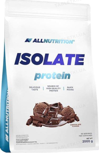 Изолят протеина Allnutrition Isolate Protein 2000g шоколад Киев - изображение 3