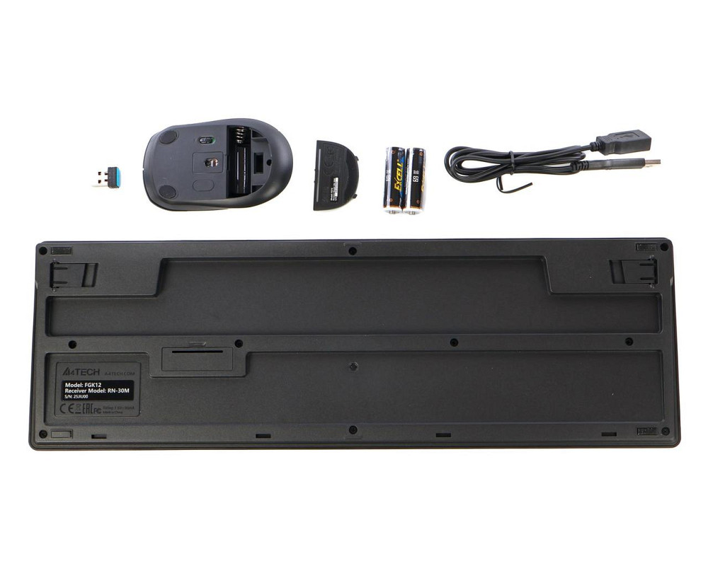 Комплект (клавіатура, миша) бездротовий A4Tech FG1200 Black ( 15239 ) Харьков - изображение 8