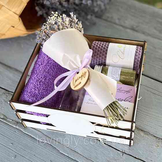 Набор для подарка женщине с крафтовой продукцией ручной работы . Ирпень