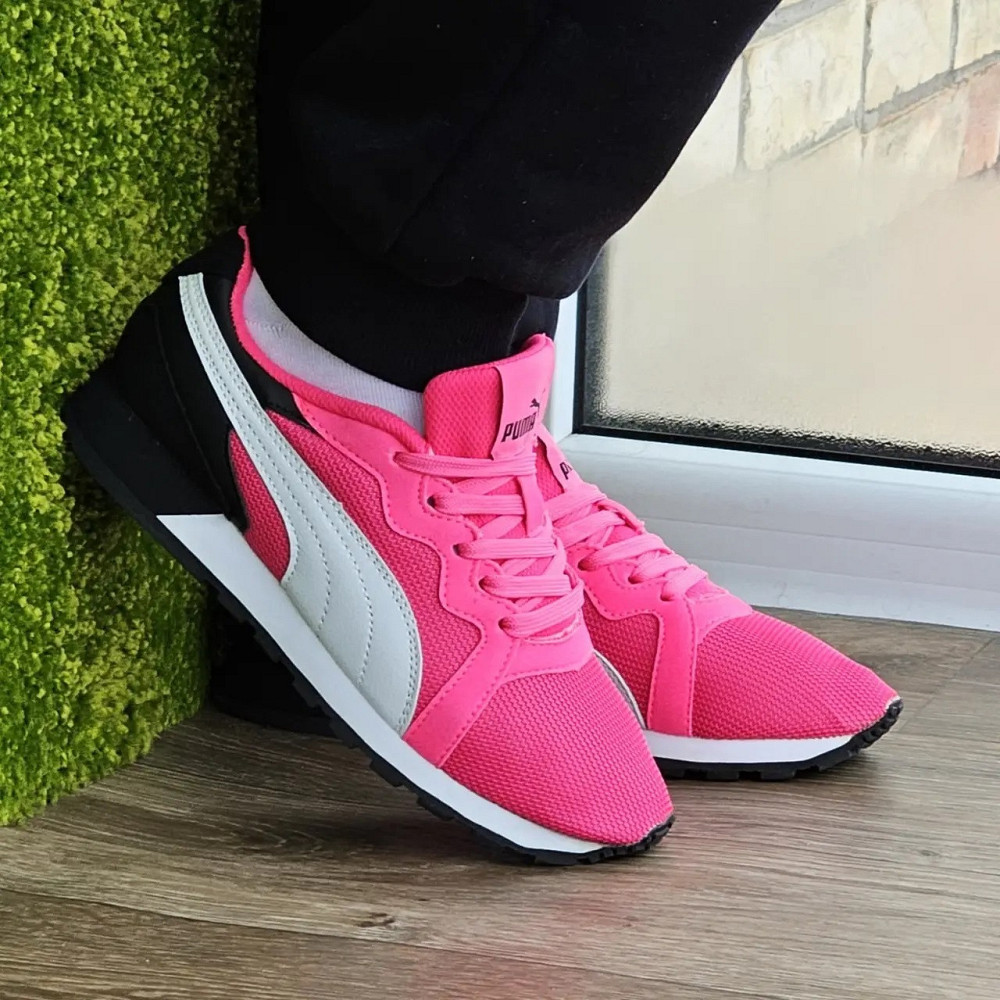 Женские Кроссовки Puma Слипоны Розовые Мокасины Пума (размеры: 36,37,38,39) Днепр - изображение 2