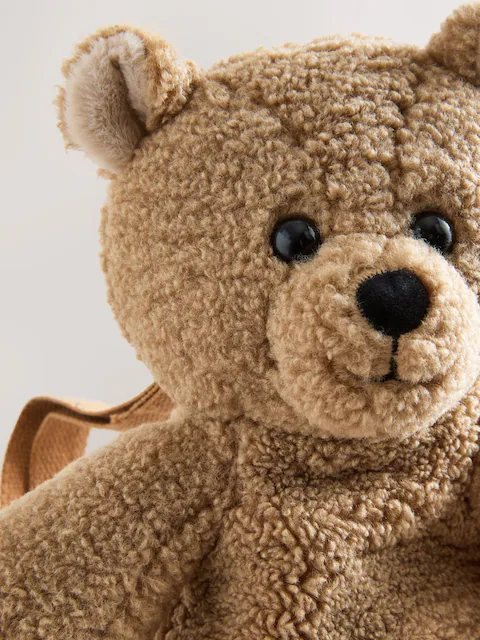 Рюкзак детский плюшевый Bear Backpack Коричневый Киев - изображение 6