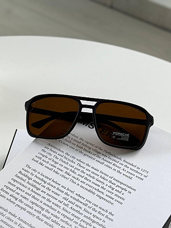 Чоловічі сонцезахисні окуляри Porsche Design з пластиковою оправою на середнє обличчя Київ - фото 9