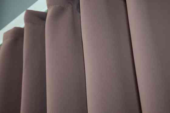 Комплект коротких штор VR-Textil Bagema Rvs № 1245ш Пудровий 130х170 см 2 шт (35-0025) Київ