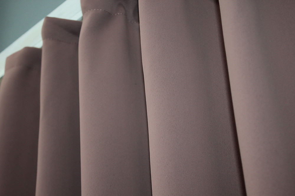 Комплект коротких штор VR-Textil Bagema Rvs № 1245ш Пудровий 130х170 см 2 шт (35-0025) Київ - фото 5