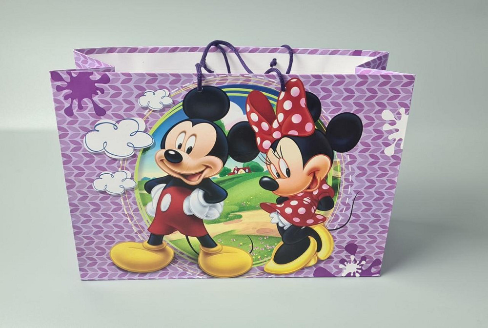 Бумажный большой горизонтальный пакет  36/22/10(артBG-055) (12 шт) Харьков - изображение 1