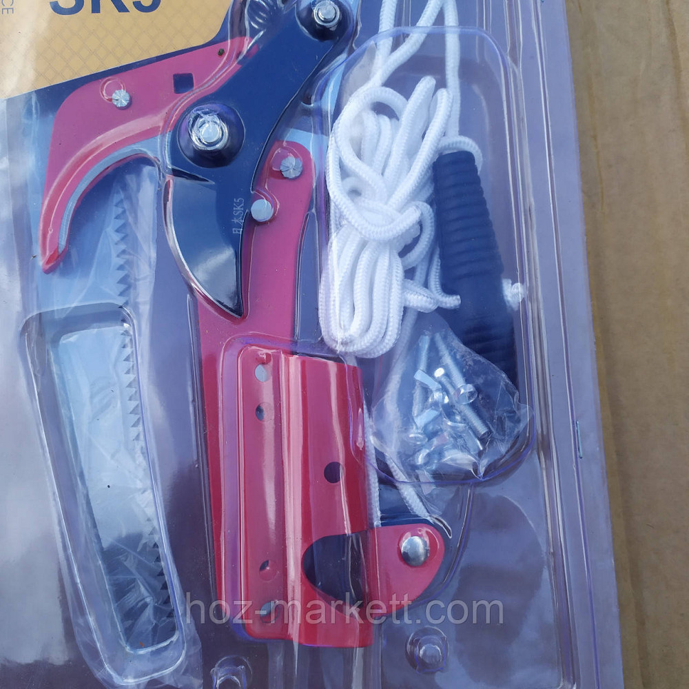 Сучкоріз штанговий висоторіз комбінований з пилкою та мотузкою Харків - фото 7