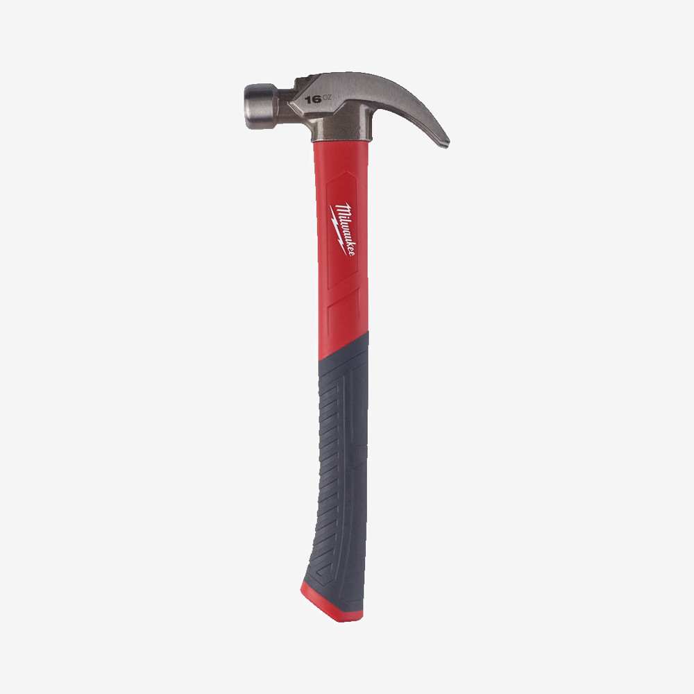 Молоток MILWAUKEE закругленный, с фиберглассовой рукояткой, 450г Одесса - изображение 1