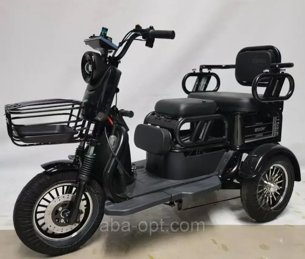 Електротрицикл з кузовом ID PROTEX S 1500W-72V-20Ah LiFePO4 шини 10«/10» купити дешево в Україні Одеса - фото 6