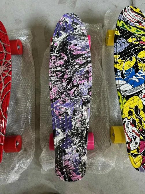 Пенни борд скейтборд Penny Board Fish Skateboards 22" ABEC-7 с светящимися колесами Коломыя - изображение 10
