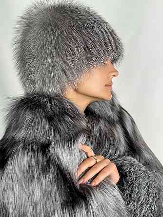 Шапка зимняя меховая женская сноп Снежана Серый Харьков