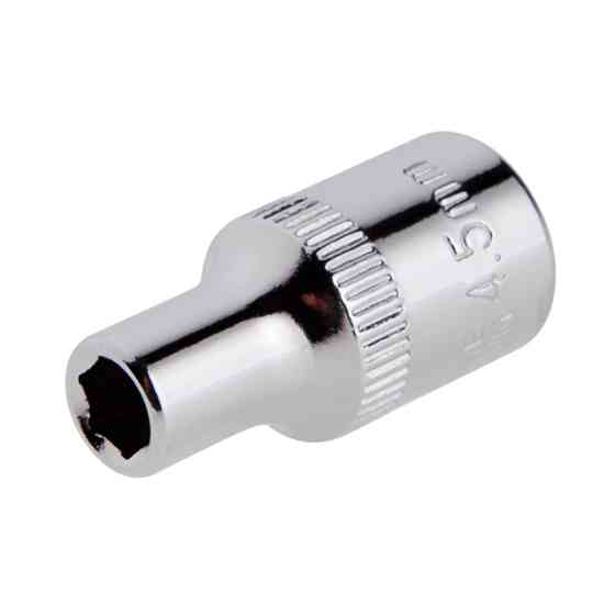 Головка шестигранна 1/4", 4,5×25 мм, Cr-V, STORM Львов