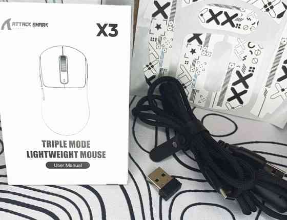 Ігрова Ведмедик Attack Shark X3 із сенсором PAW3395 Київ