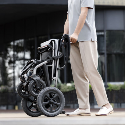 Складна електроколяска для інвалідів і людей похилого віку OSD-DS01 до 100 кг Дніпро - фото 5