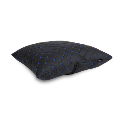 Подушка EVAtech ECO 40x40 см чорна з синьою ниткою (SPBCSBL) Вінниця - фото 3