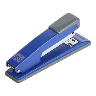 Степлер Buromax металевий, JOBMAX, 20 аркушів, (скоби №24; 26), 112 х 44 х 34 мм, синій (BM.4259-02) Вінниця