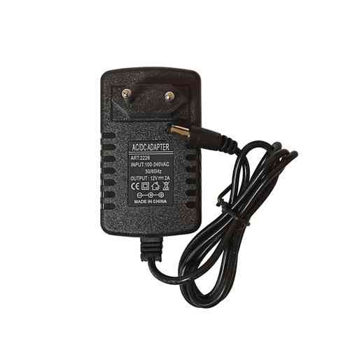 Блок питания 12В 2А, сетевой адаптер с LED-индикатором, штекер 5.5×2.5 мм для электроники Киев