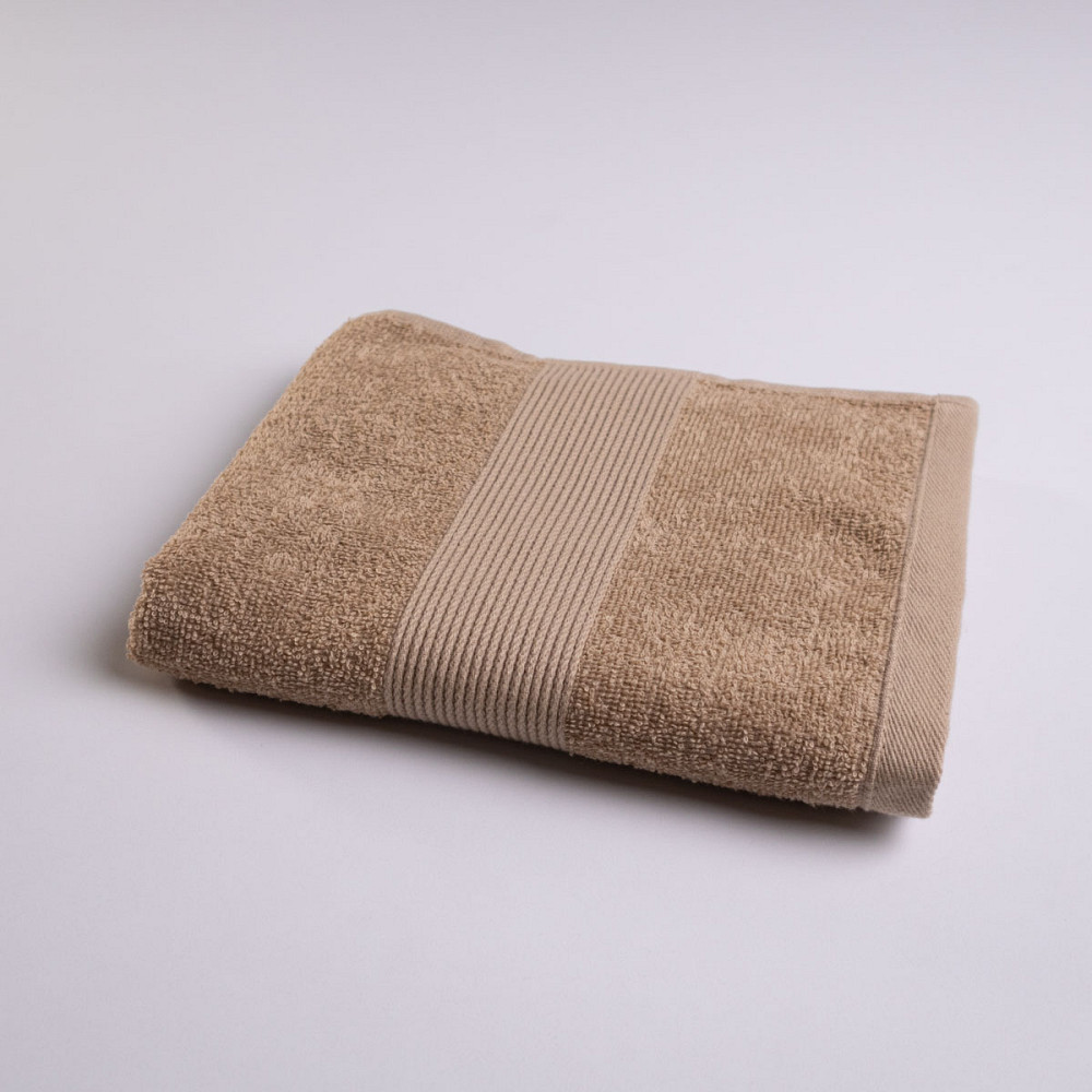 Набор банный махровый с Бордюром 4шт GM Textile 50х70см, 40х70см, 50х90см, 70х140см 400г/м2 (Капучино) Сумы - изображение 8