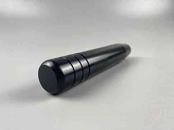 Насадка для важеля КПП чорна 13 см, ергономічна ручка для коробки передач із 3 універсальними штуцерами Мукачево