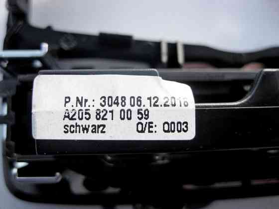 Mercedes-Benz  A2058210059 9107 Накладка блоку кнопок перемикання світла фар чорна C-Class W205 G-Class W463 Одеса