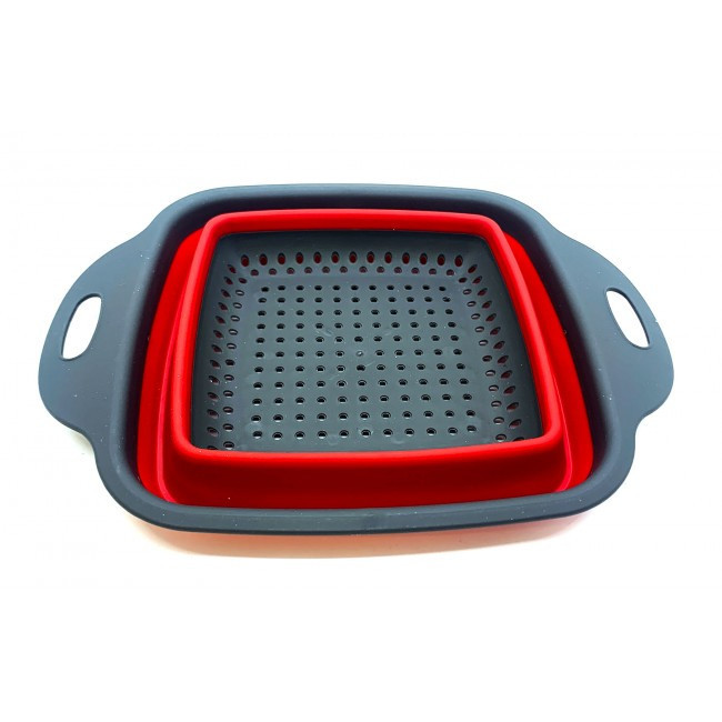 Дуршлаг складной силиконвый с ручками Киев - изображение 2