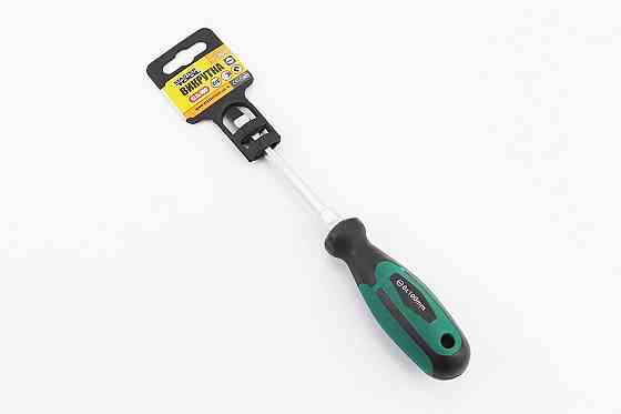 Викрутка магнітна шліцева HEX SL6x100мм ручка з TPR покриттям 45-8610 Київ