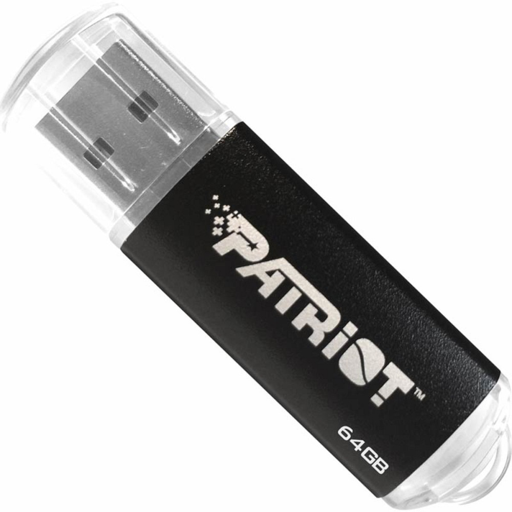 Flash Patriot USB 2.0 Xporter Pulse 64GB Metal/Black Киев - изображение 1