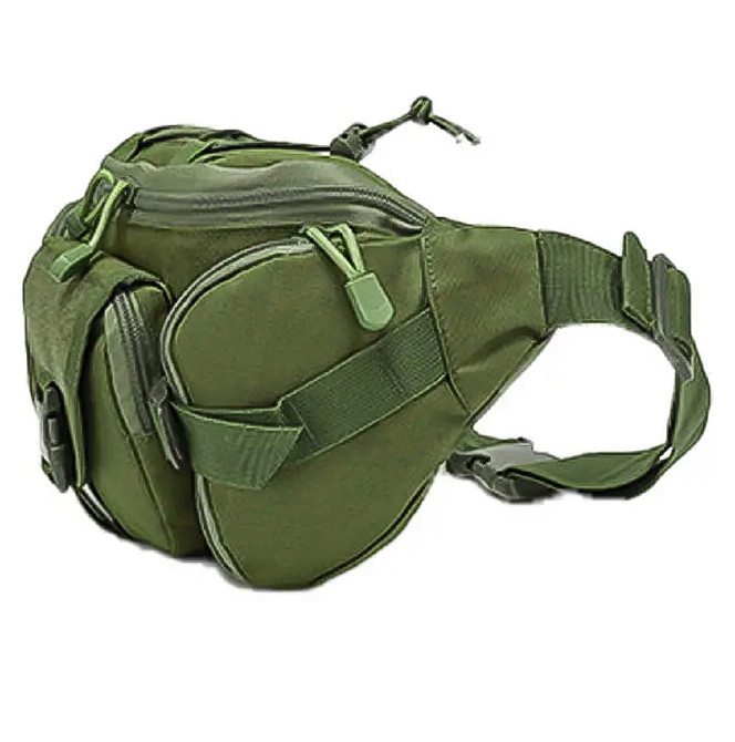 Сумка тактическая поясная оливковая Киев - изображение 4