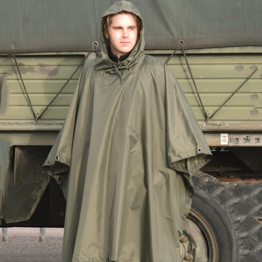 Чоловічий тактичний дощовик, Тактичне бойове пончо, Тактичний намет-плащ, Тактичне пончо водонепроникне PW-37 Івано-Франківськ - фото 6