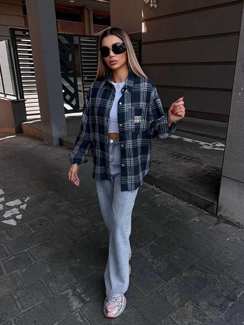 Жіноча сорочка в клітинку ( з накатом) Одеса - фото 4