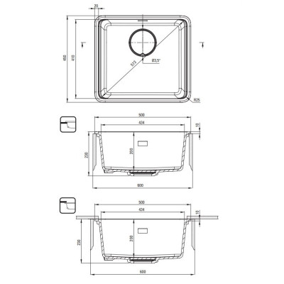 Мийка кухонна Deante Momi (ZKM_A10A) Вінниця - фото 9