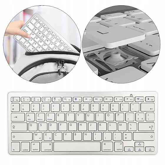 Бездротова Bluetooth-клавіатура KEYBOARD X5: ультратонка ультракомпактна клавіатура для ПК, планшета, ТВ Одеса