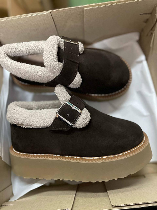 Marlex Угги жіночі MarLex 10876-1-61 коричневі (зима, замша натуральна) (5730) 39 Коломия - фото 1