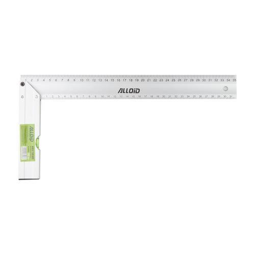 Косинець будівельний алюмінієвий, 350мм з рівнем Alloid Одеса - фото 1