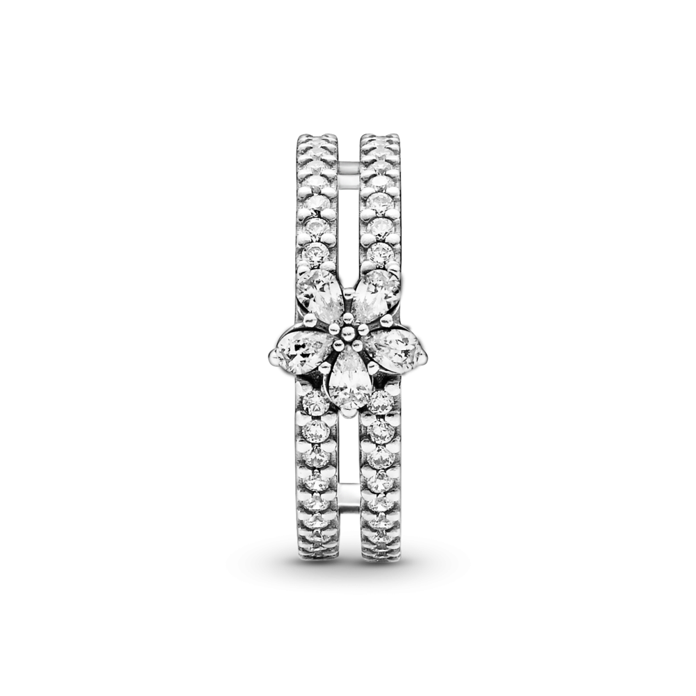 Срібна каблучка   "Блискуча сніжинка" 199236C01 MasterSem Київ - фото 2