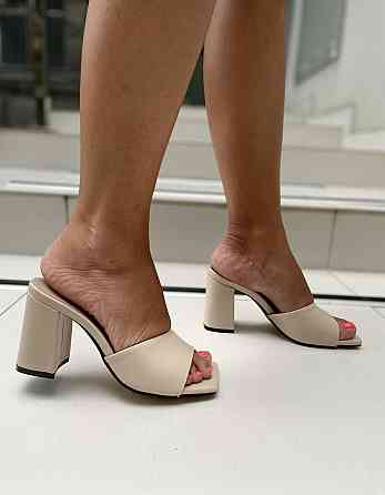 ARLEN Шльопанці жіночі ARLEN Ш-Амина бежеві (літо, шкіра натуральна) (4877) Коломия