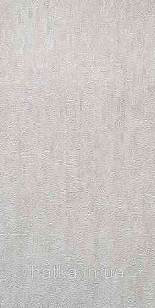 Шпалери вінілові на флізеліні Pera метрові під штукатурку структурні оксамит білі молочні срібло Київ