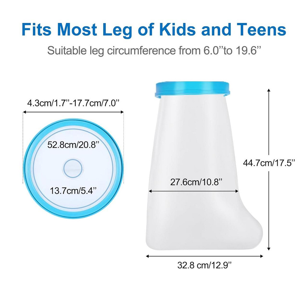 Водонепроницаемый чехол для ноги 44 см для гипса и повязки с вакуумным кольцом многоразовый Киев - изображение 7