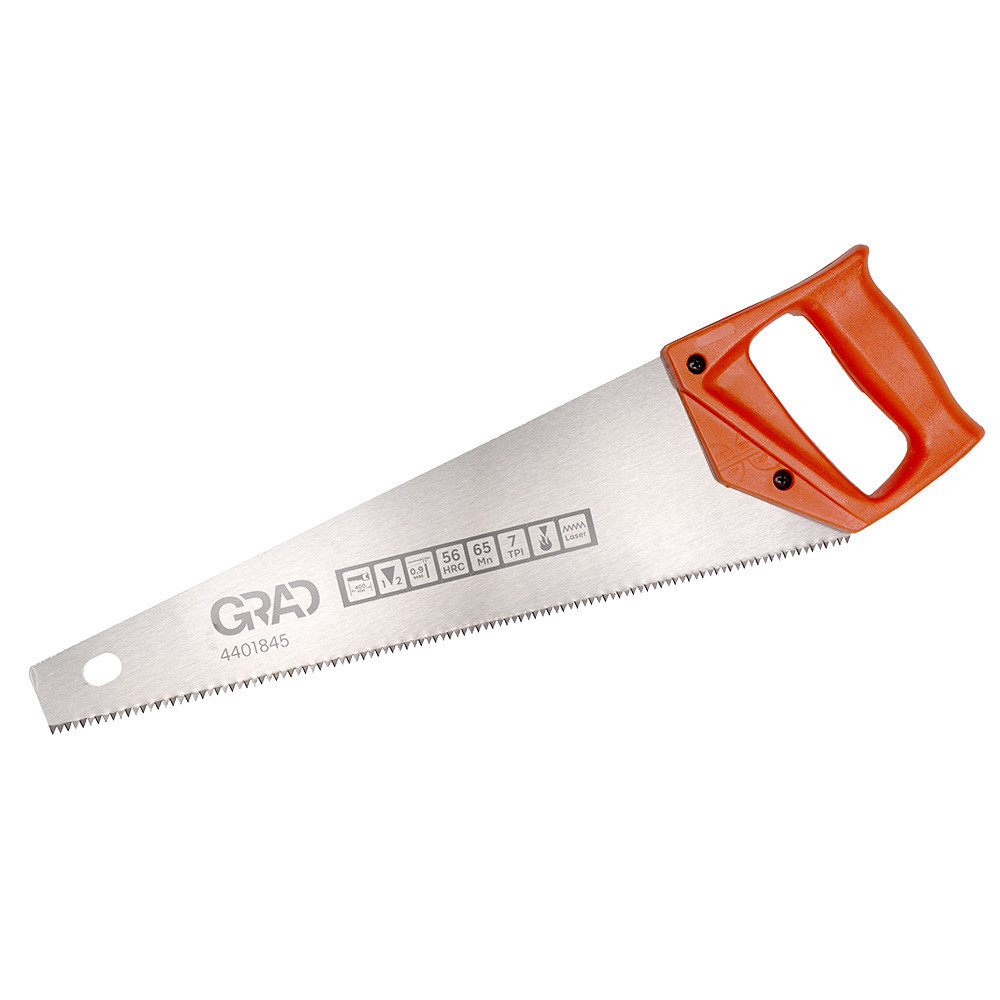 Ножівка для дерева 400 мм 7TPI GRAD (4401845) Київ - фото 1